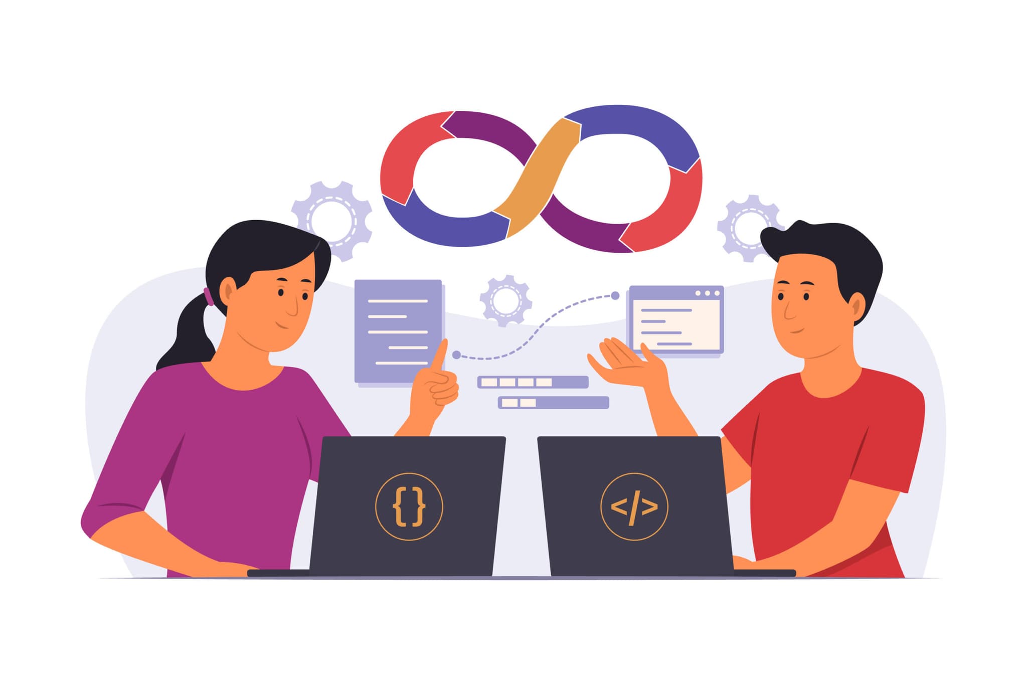 Representational image for DevOps integration blog.
